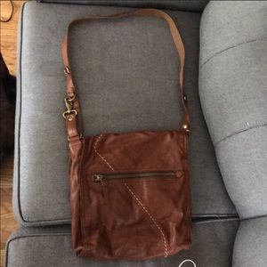Lucky Brand Abbey Crossbody - Burgundy Leather